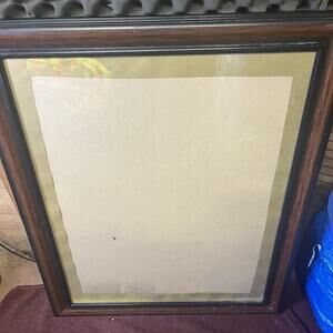 Unbranded HOME INTERIORS Brown Large PICTURE FRAME 32”x27”